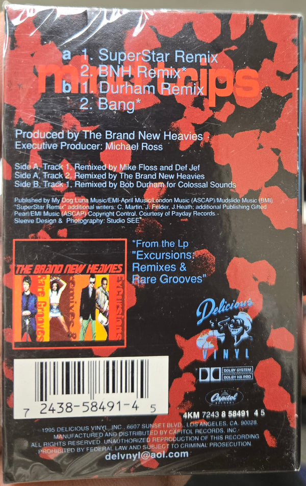 The Brand New Heavies "Mind Trips" (Single)-Cassette Tapes-UnDigable Digs