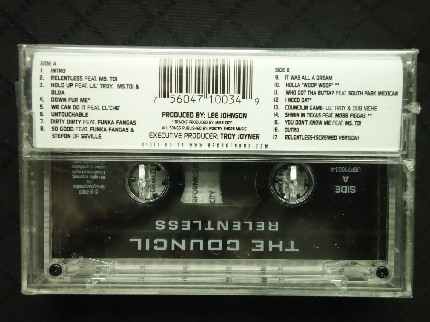 The Council "Relentless"-Cassette Tapes-UnDigable Digs