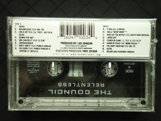 The Council "Relentless"-Cassette Tapes-UnDigable Digs