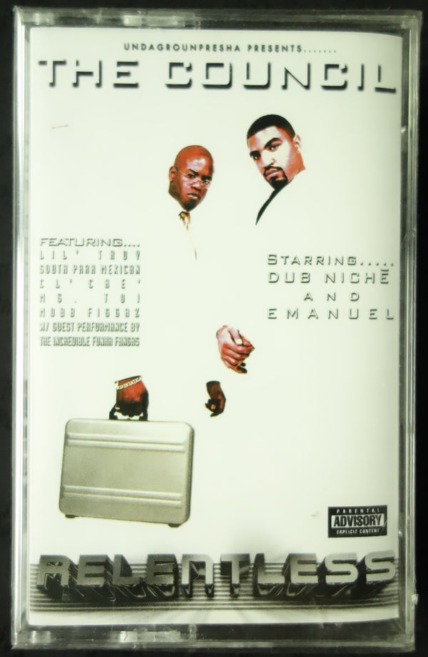 The Council "Relentless"-Cassette Tapes-UnDigable Digs