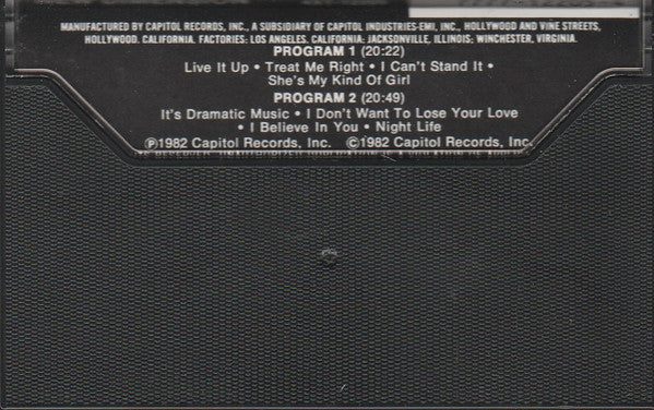 The Dramatics "New Dimension"-Cassette Tapes-UnDigable Digs