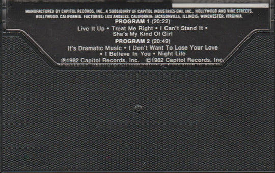 The Dramatics "New Dimension"-Cassette Tapes-UnDigable Digs