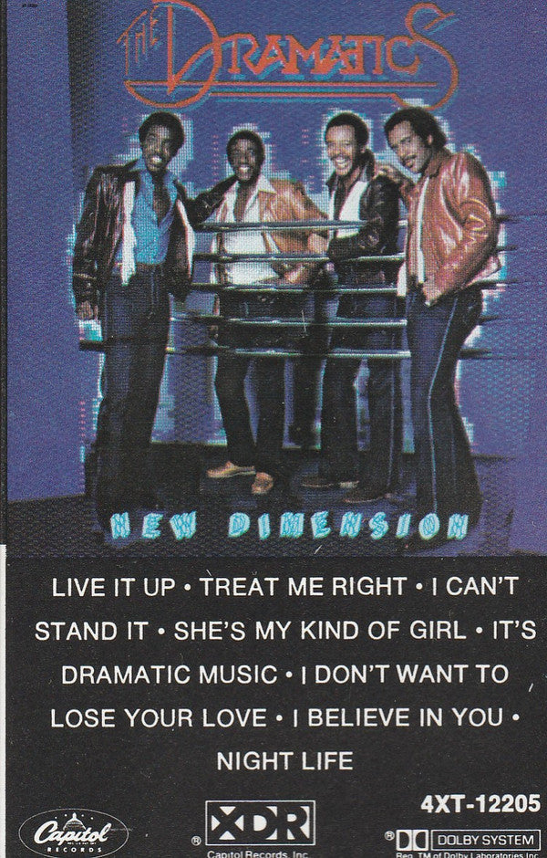 The Dramatics "New Dimension"-Cassette Tapes-UnDigable Digs