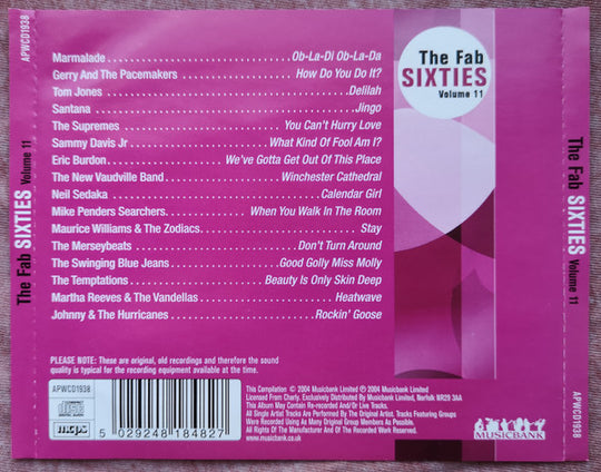 The Fab Sixties Volume 11 (CD)-CDs-UnDigable Digs