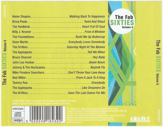 The Fab Sixties Volume 6 (CD)-CDs-UnDigable Digs