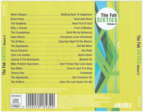 The Fab Sixties Volume 6 (CD)-CDs-UnDigable Digs