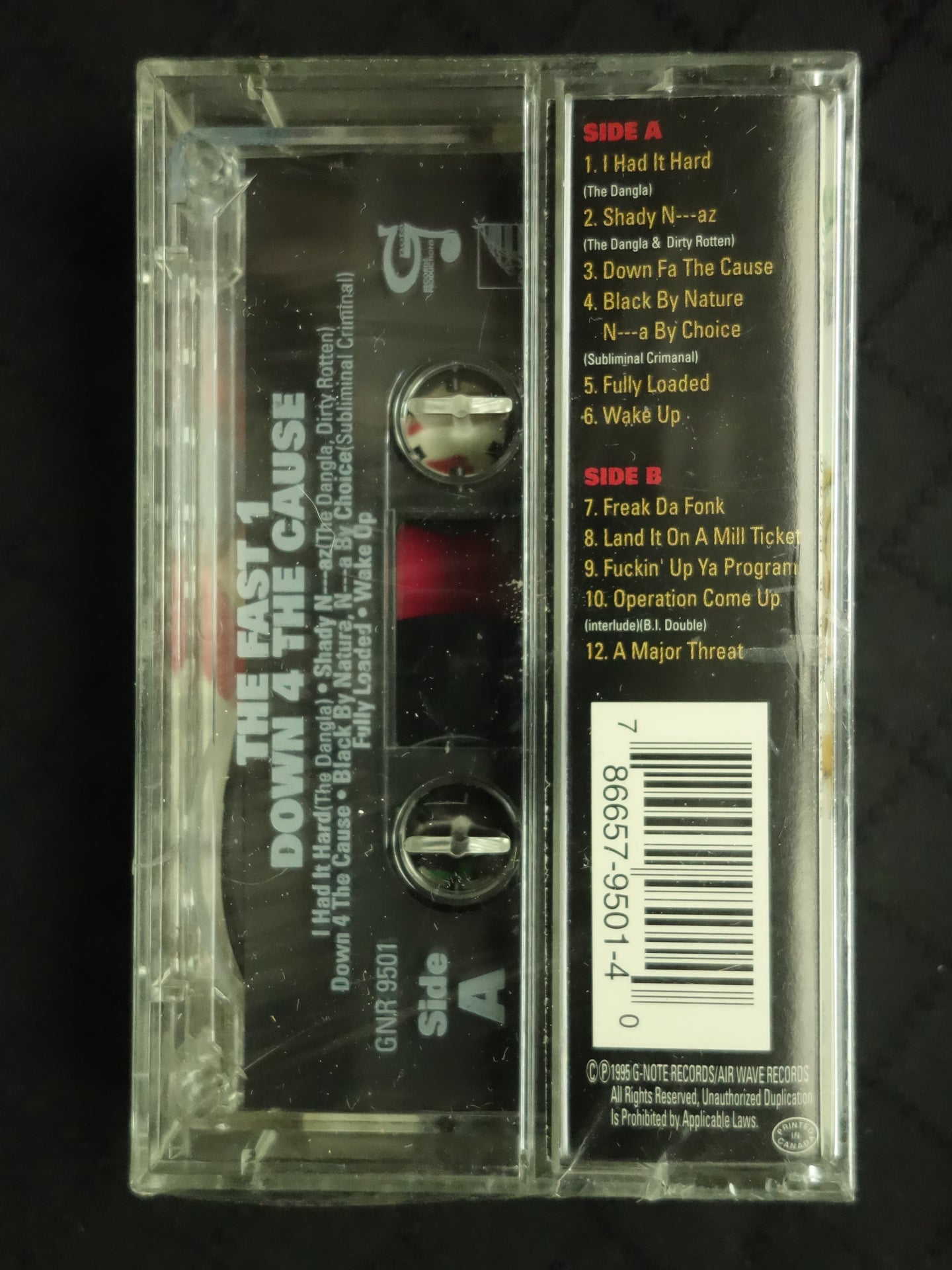 The Fast 1 "Down 4 Tha Cause"-Cassette Tapes-UnDigable Digs
