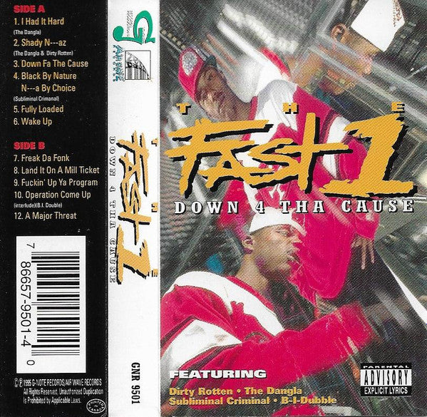 The Fast 1 "Down 4 Tha Cause"-Cassette Tapes-UnDigable Digs