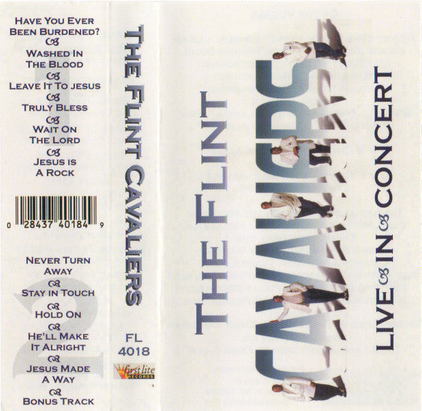 The Flint Cavaliers "Live In Concert"-Cassette Tapes-UnDigable Digs