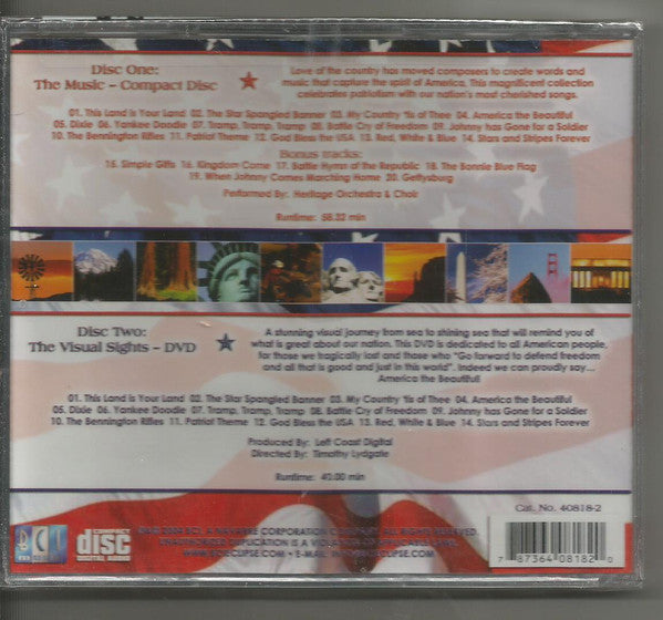 The Heritage Orchestra And Chorus "America The Beautiful" (CD)-CDs-UnDigable Digs