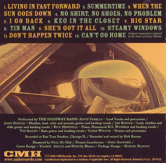 The Highway Band "the Southern Rock Tribute To Kenny Chesney" (CD)-CDs-UnDigable Digs