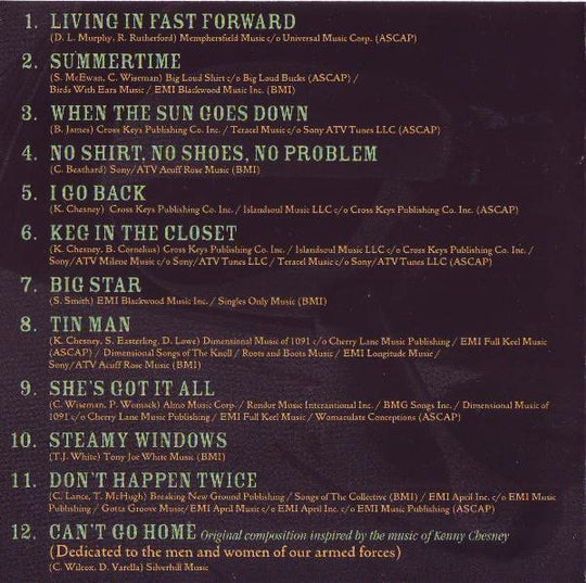 The Highway Band "the Southern Rock Tribute To Kenny Chesney" (CD)-CDs-UnDigable Digs