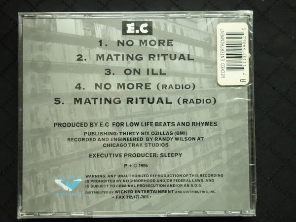 The ILL State Assassins Present: E.C "No More" (Maxi-Single) (CD)-CDs-UnDigable Digs