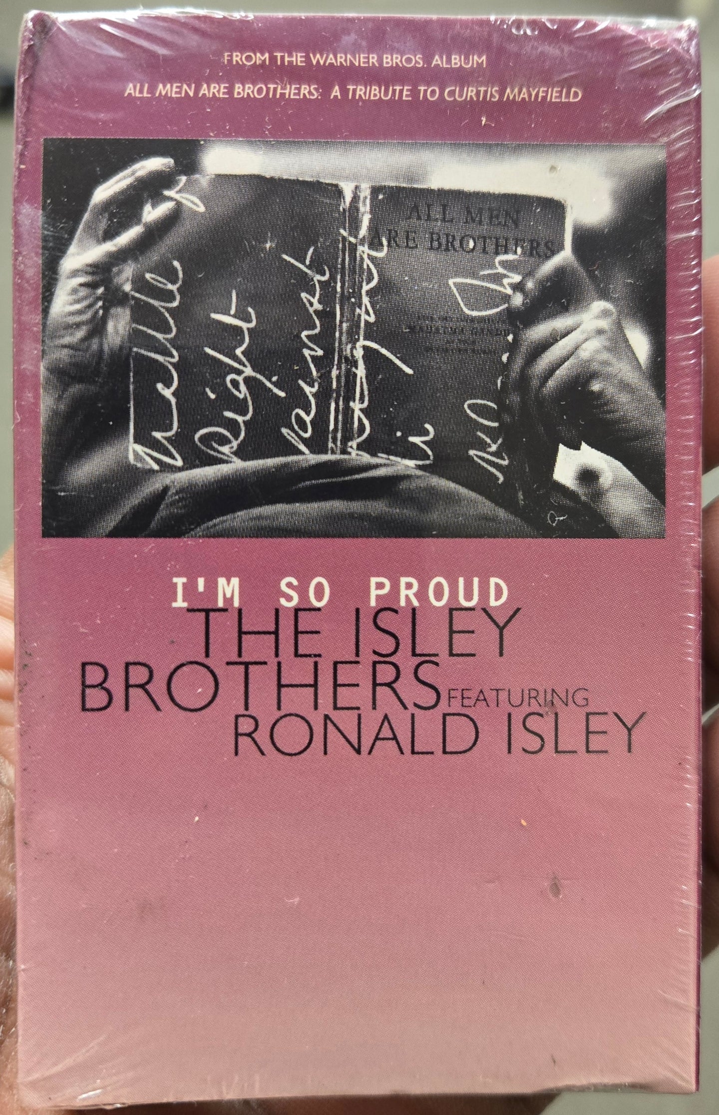 The Isley Brothers f; Ronald Isley "I'm So Proud" (Single)-Cassette Tapes-UnDigable Digs