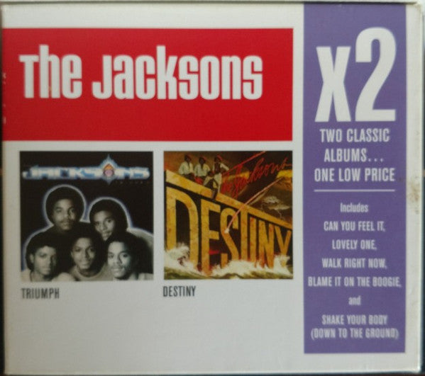 The Jacksons "Triumph / Destiny" (CD)-CDs-UnDigable Digs