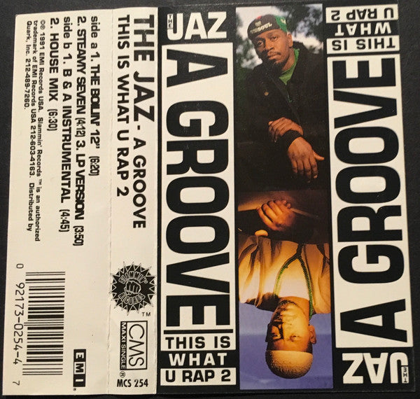 The Jaz "A Groove (This Is What U Rap 2)" (Maxi-Single)-Cassette Tapes-UnDigable Digs