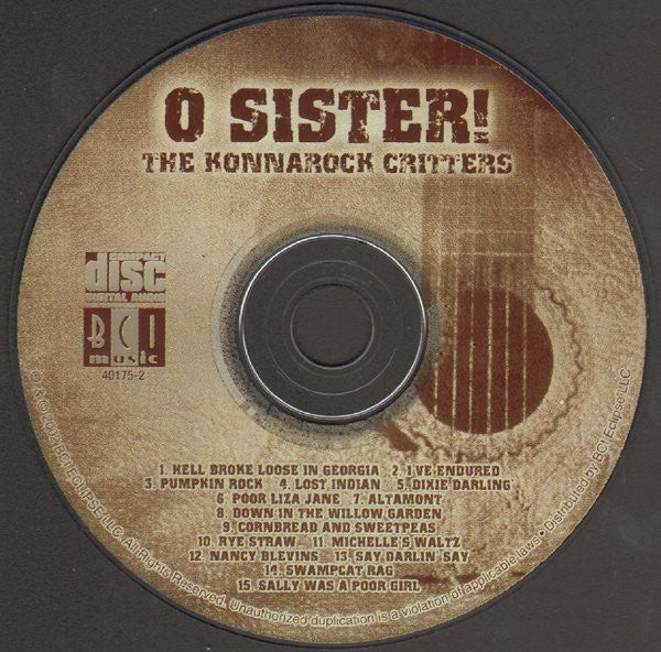 The Konnarock Critters "Bluegrass" (CD)-CDs-UnDigable Digs