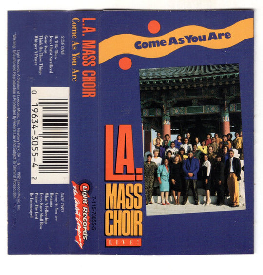 The L.A. Mass Choir "Come As You Are"-Cassette Tapes-UnDigable Digs
