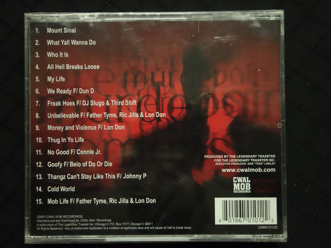 The Legendary Traxster "All Hell Breaks Loose" (CD)-CDs-UnDigable Digs