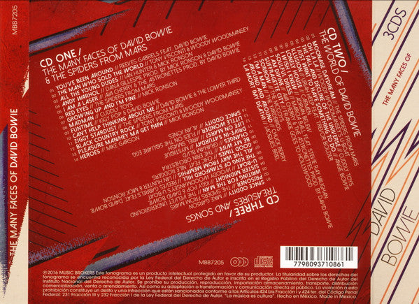 The Many Faces Of David Bowie (A Journey Through The Inner World Of David Bowie) (CD)-CDs-UnDigable Digs