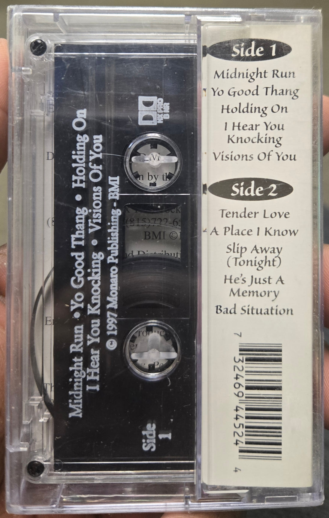 The Mystery Lady "Midnight Run"-Cassette Tapes-UnDigable Digs