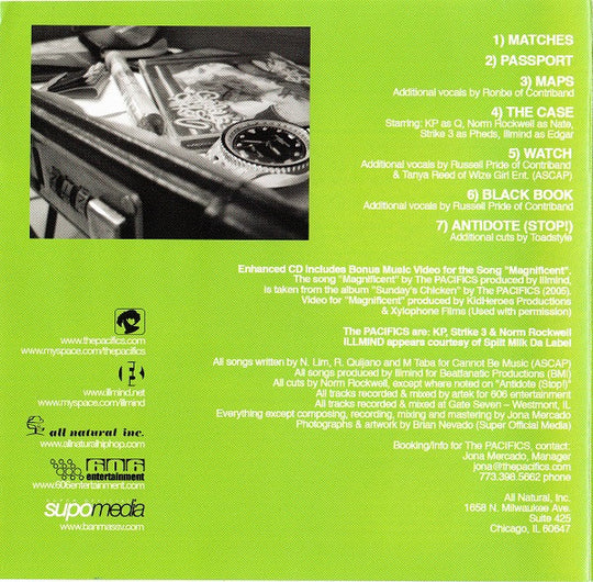 The Pacifics & Illmind "The Case" (CD)-CDs-UnDigable Digs