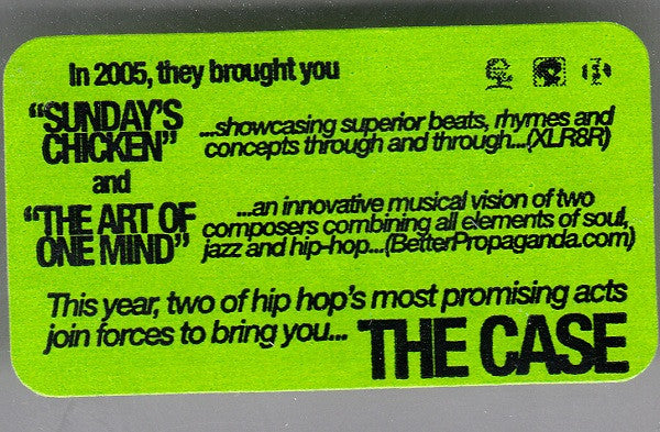 The Pacifics & Illmind "The Case" (CD)-CDs-UnDigable Digs