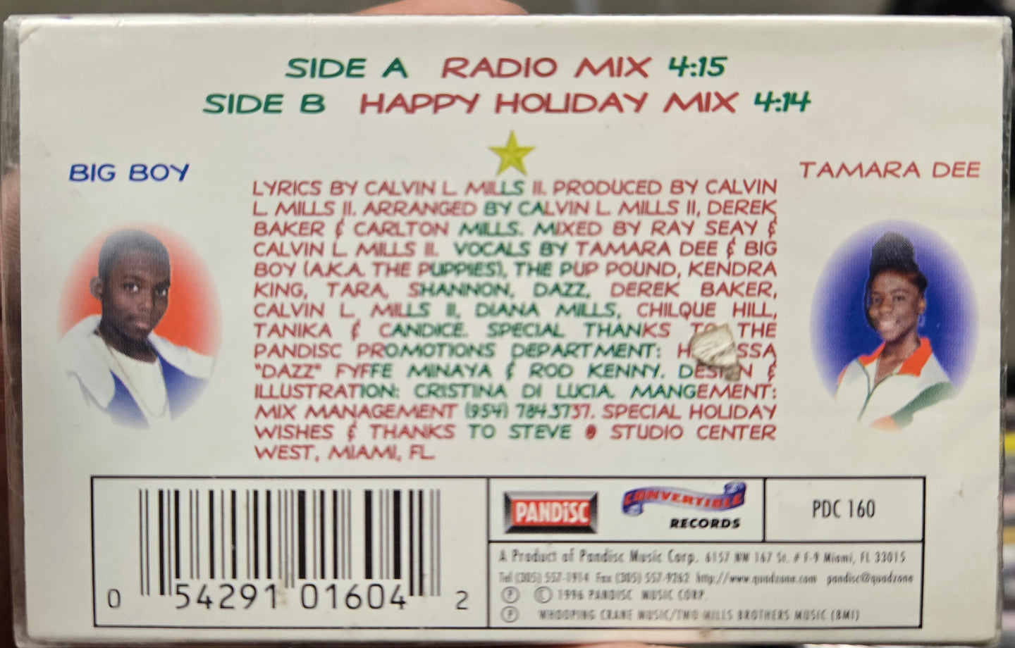 The Puppies "A Merry Christmas Song" (Single)-Cassette Tapes-UnDigable Digs