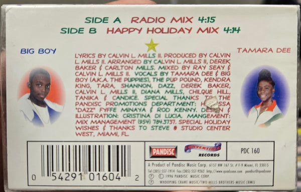 The Puppies "A Merry Christmas Song" (Single)-Cassette Tapes-UnDigable Digs