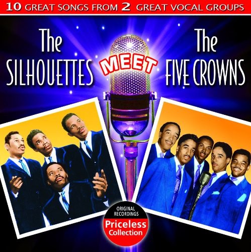 The Silhouettes "The Silhouettes Meet The Five Crowns" (CD)-CDs-UnDigable Digs