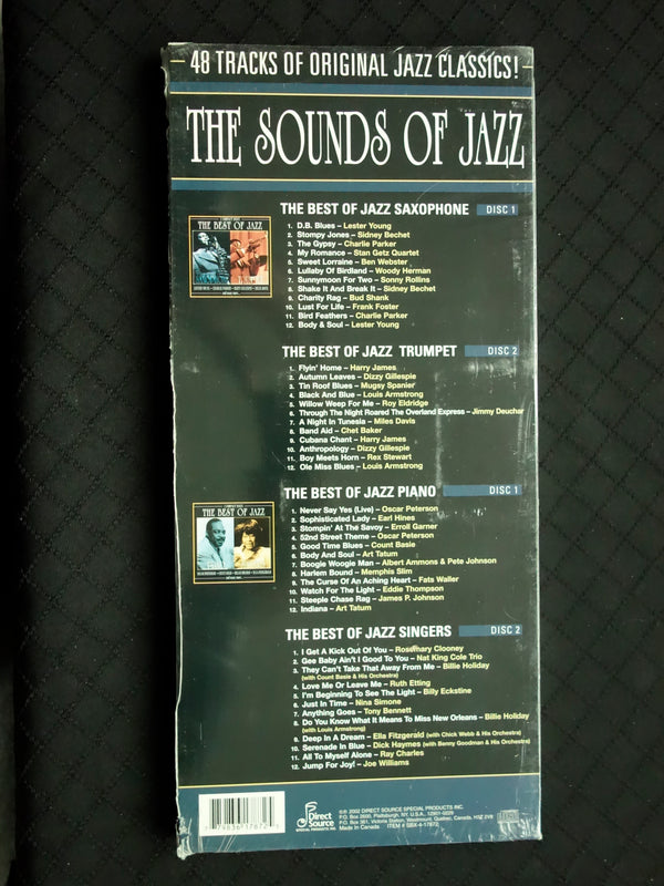 The Sounds Of Jazz: 48 Tracks Of Original Jazz Classics (LongBox CD) (4xCD)-CDs-UnDigable Digs