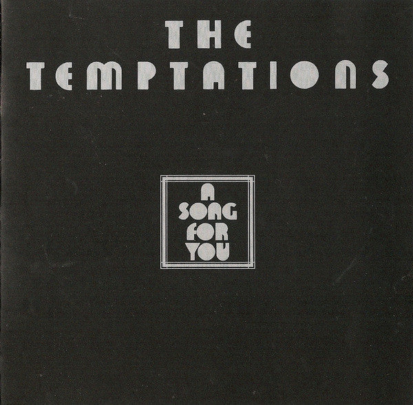 The Temptations "A Song For You" (CD)-CDs-UnDigable Digs