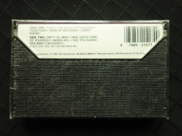 The Three Degrees "Greatest Hits"-Cassette Tapes-UnDigable Digs