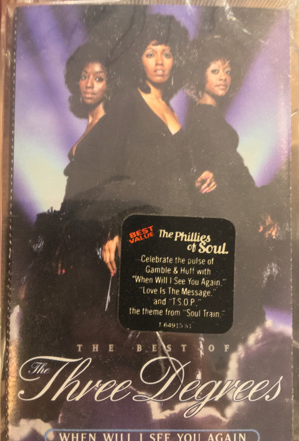 The Three Degrees "The Best Of The Three Degrees: When Will I See You Again"-Cassette Tapes-UnDigable Digs