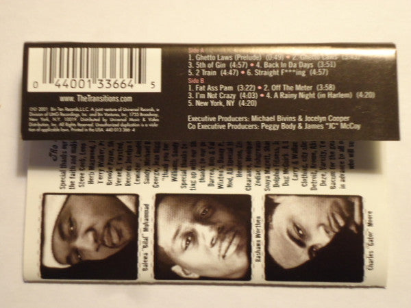 The Transitions "Back In Da Days"-Cassette Tapes-UnDigable Digs