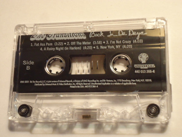 The Transitions "Back In Da Days"-Cassette Tapes-UnDigable Digs