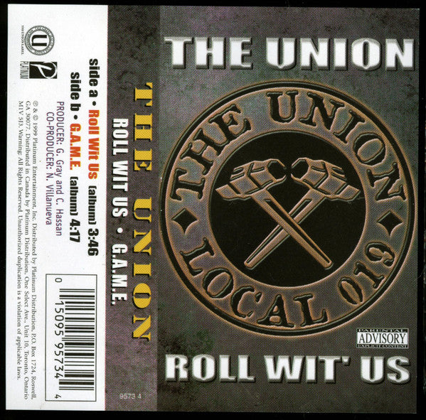 The Union "Roll Wit' Us" (Single)-Cassette Tapes-UnDigable Digs