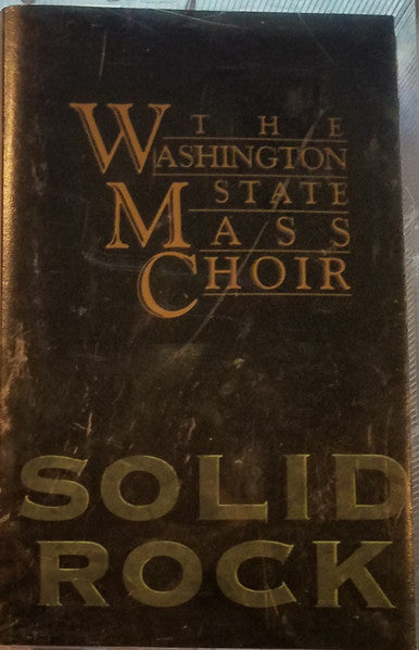 The Washington State Mass Choir "Solid Rock"-Cassette Tapes-UnDigable Digs