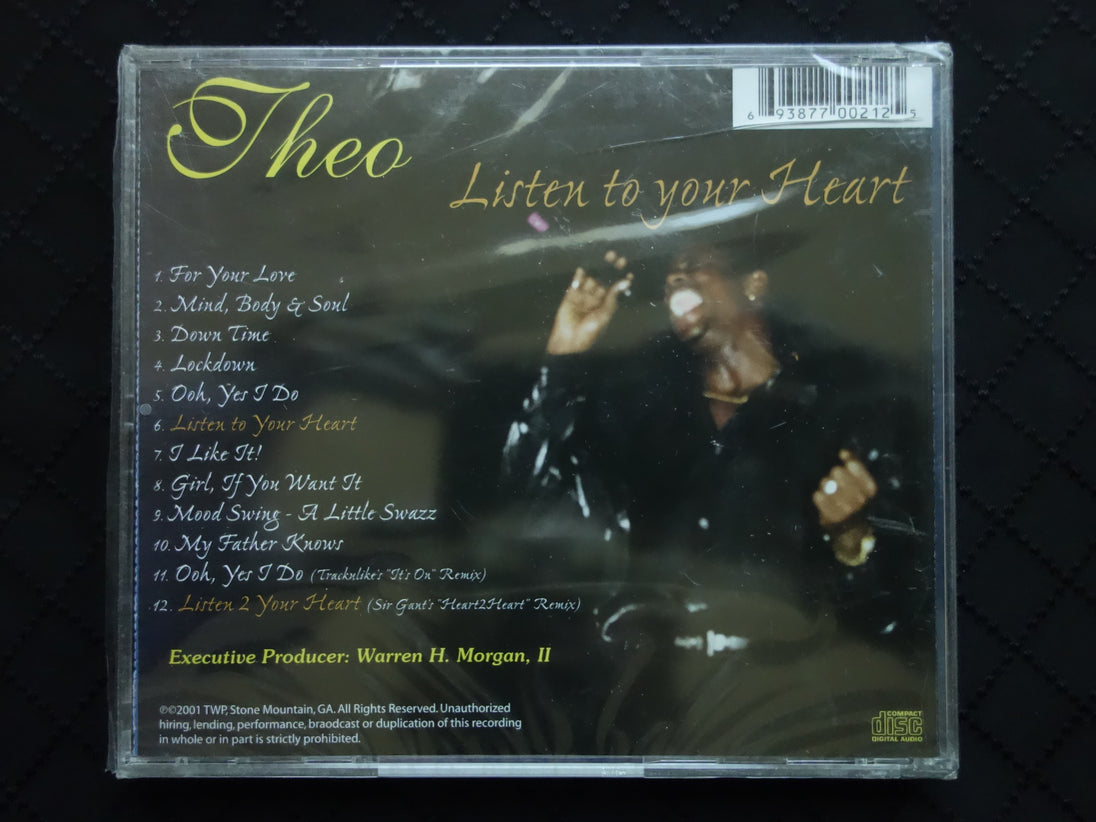 Theo "Listen 2 Your Heart" (CD)-CDs-UnDigable Digs