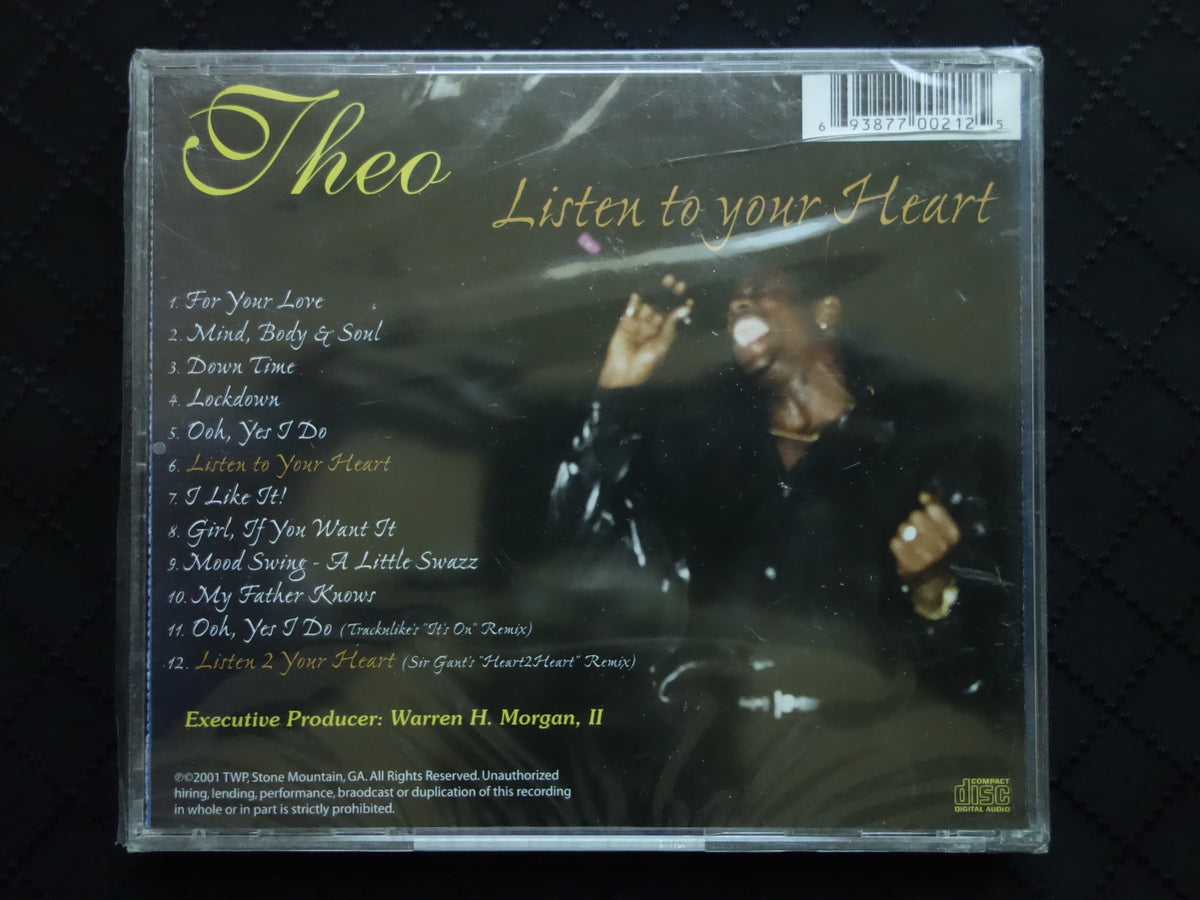 Theo "Listen 2 Your Heart" (CD)-CDs-UnDigable Digs
