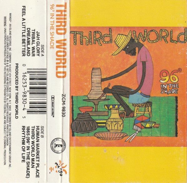 Third World "96° In The Shade"-Cassette Tapes-UnDigable Digs