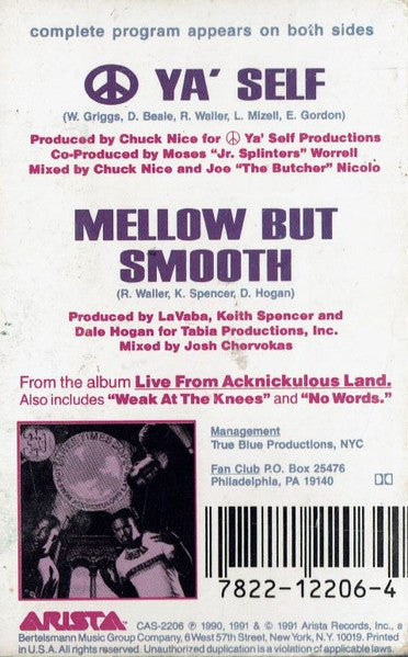 Three Times Dope "Peace Ya' Self" (Single)-Cassette Tapes-UnDigable Digs