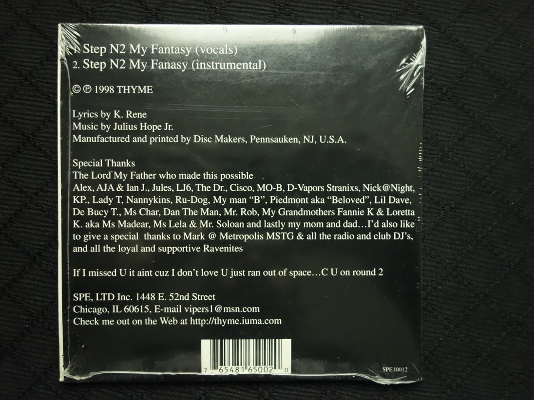 Thyme "Step N2 My Fantasy" (CD Single)-CDs-UnDigable Digs