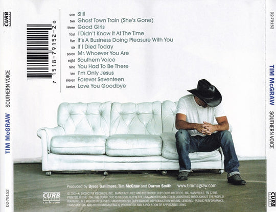 Tim McGraw "Southern Voice" (CD)-CDs-UnDigable Digs
