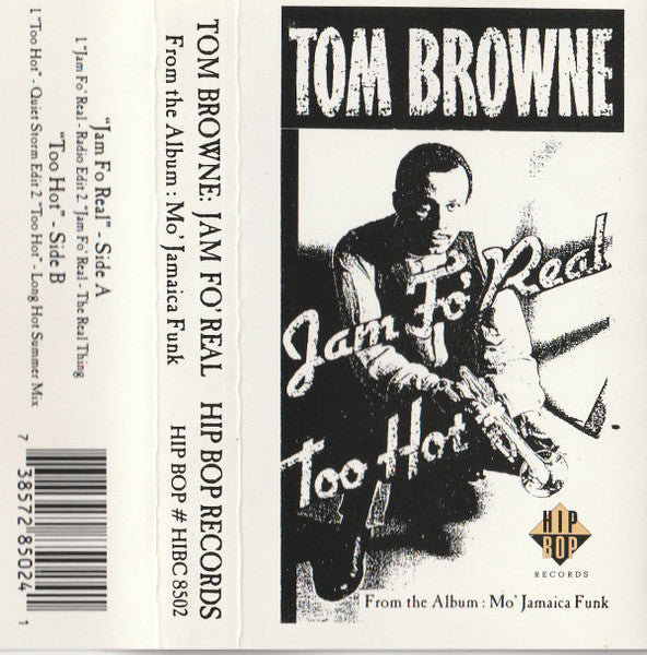 Tom Browne "Jam Fo' Real / Too Hot" (Maxi-Single)-Cassette Tapes-UnDigable Digs
