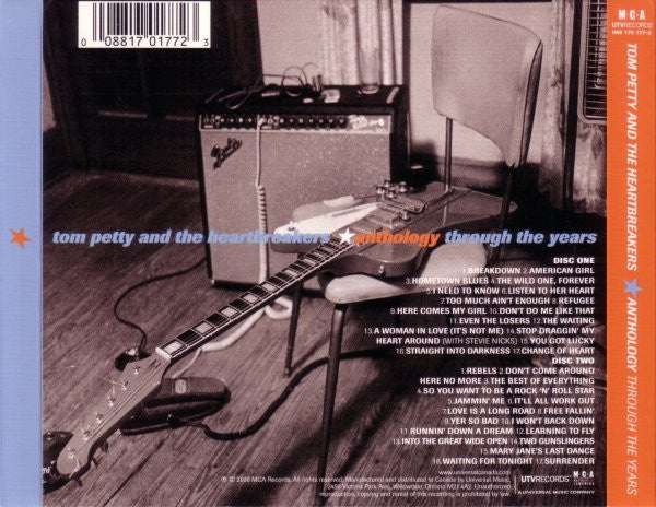 Tom Petty And The Heartbreakers "Anthology: Through The Years" (2xCD)-CDs-UnDigable Digs