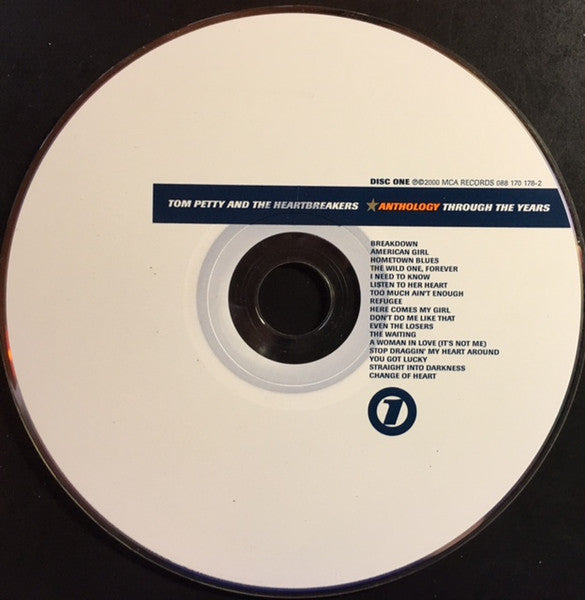 Tom Petty And The Heartbreakers "Anthology: Through The Years" (2xCD)-CDs-UnDigable Digs