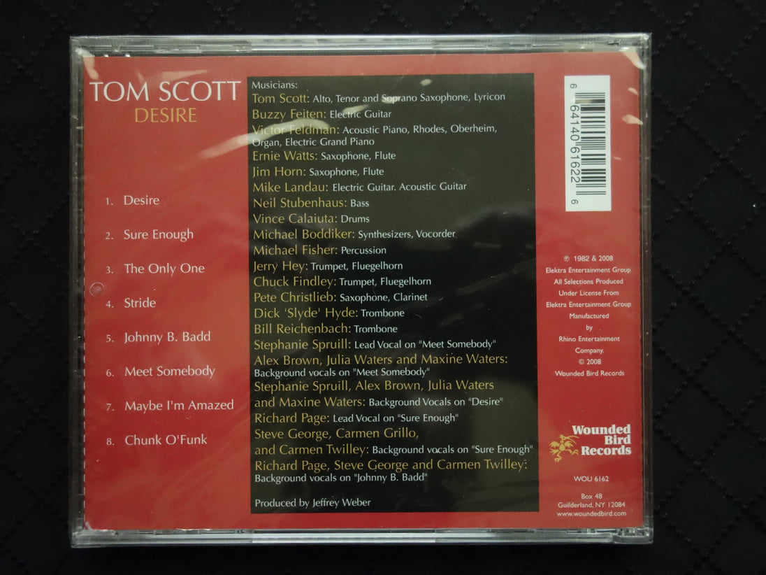 Tom Scott "Desire" (CD) (RE)-CDs-UnDigable Digs