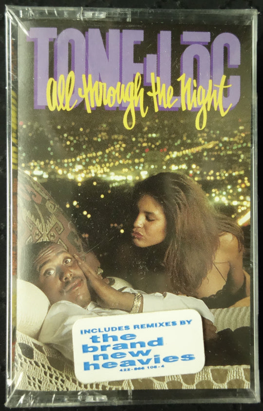 Tone Loc "All Through The Night"-Cassette Tapes-UnDigable Digs