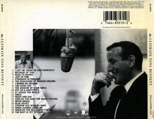 Tony Bennett "The Ultimate Tony Bennett" (CD)-CDs-UnDigable Digs